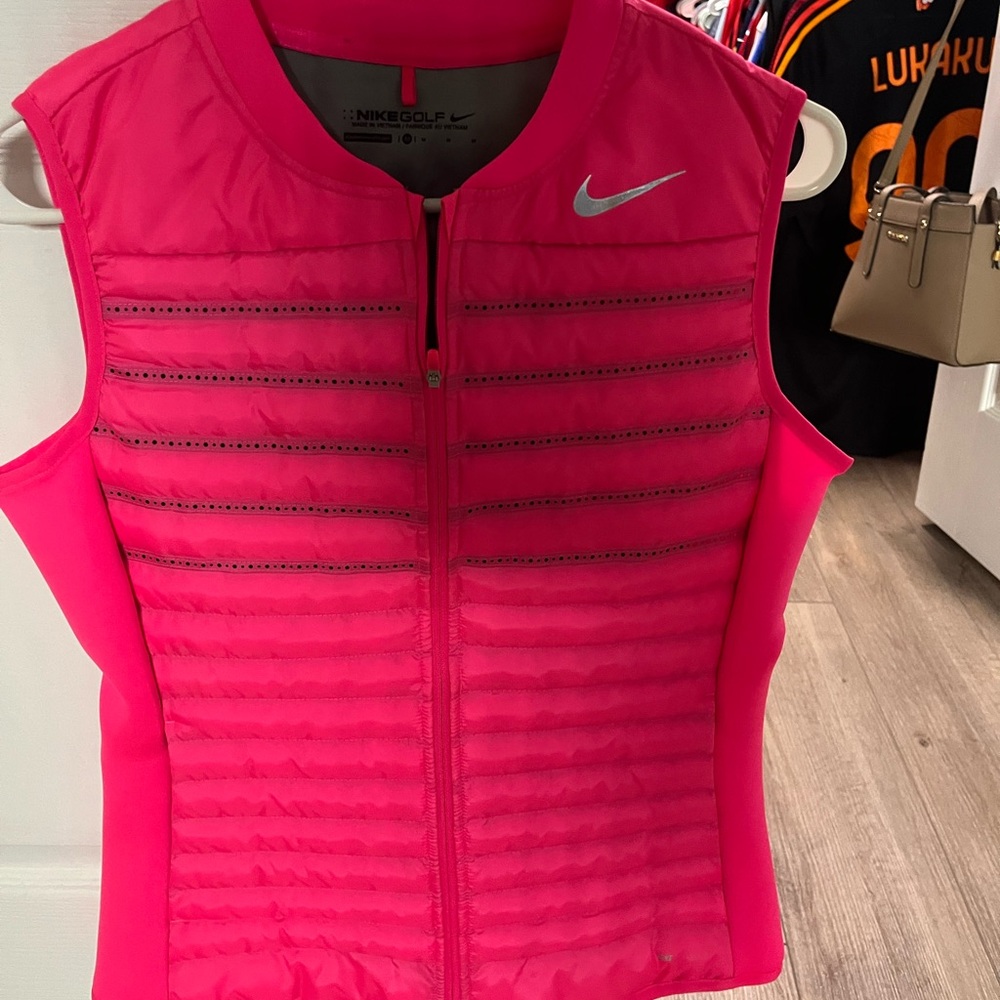 Pink Nike Golf Vest